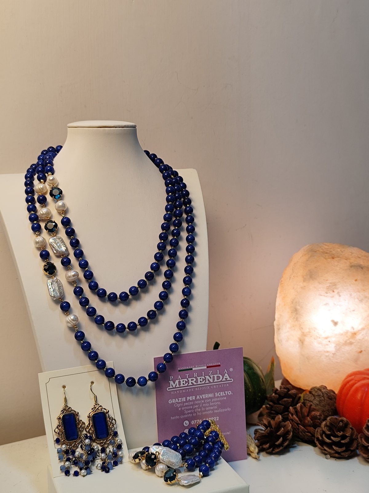 Collana con madre perla