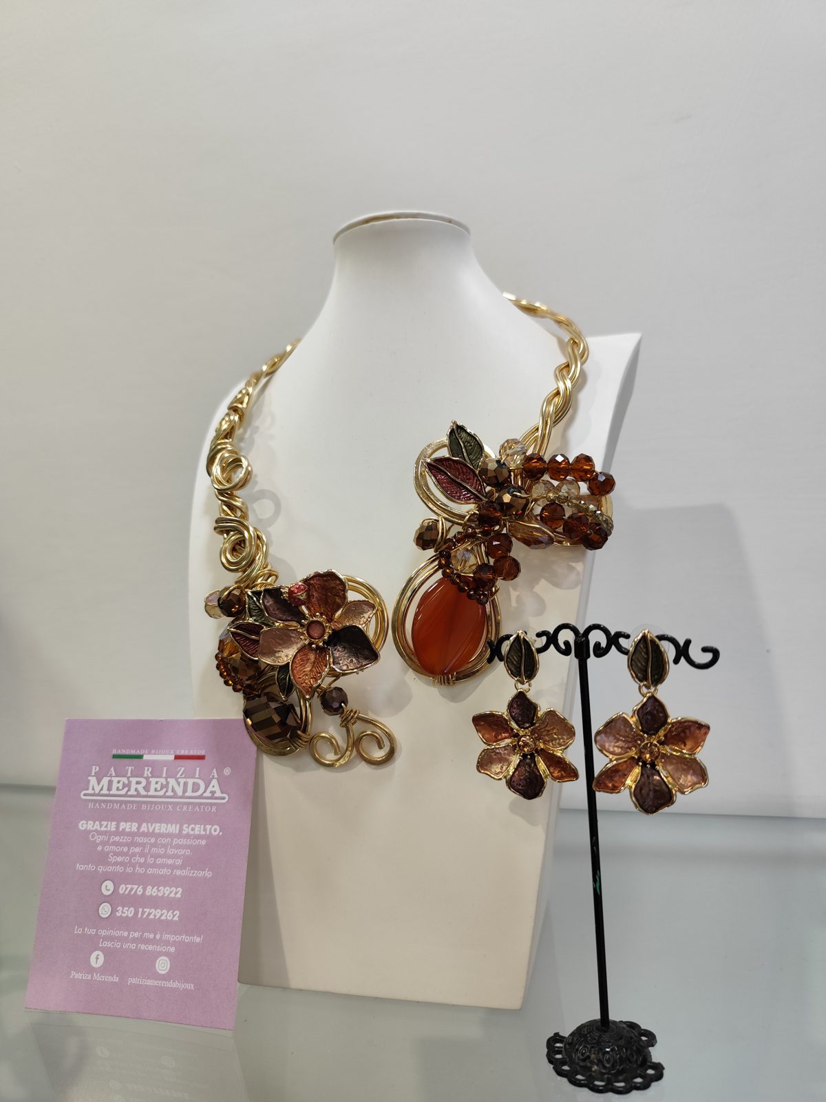 Collana wire doppio filo