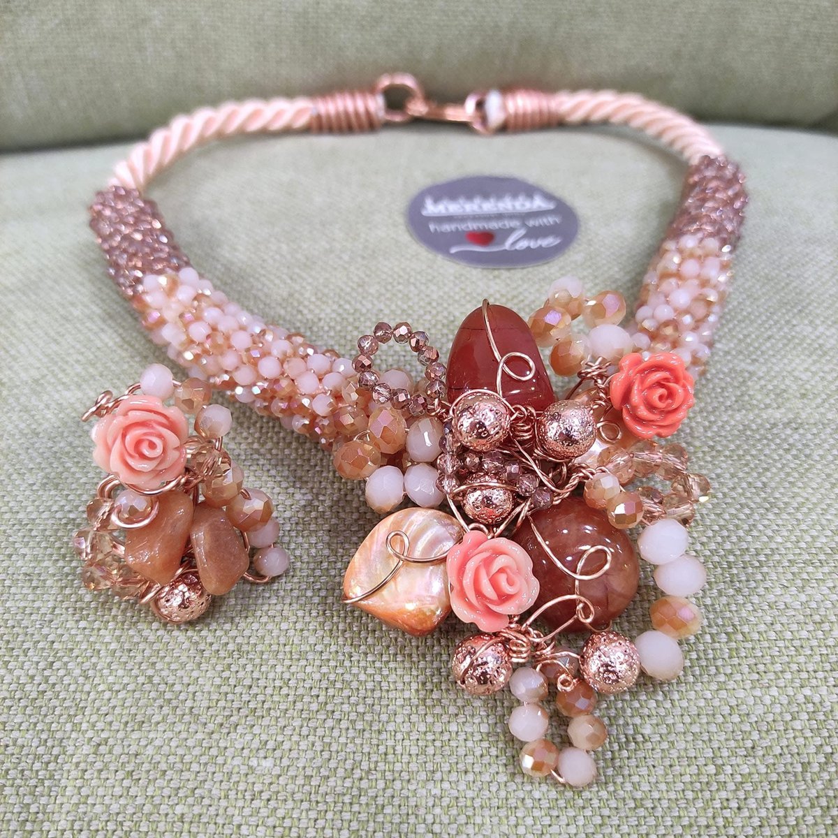 Parure color corallo