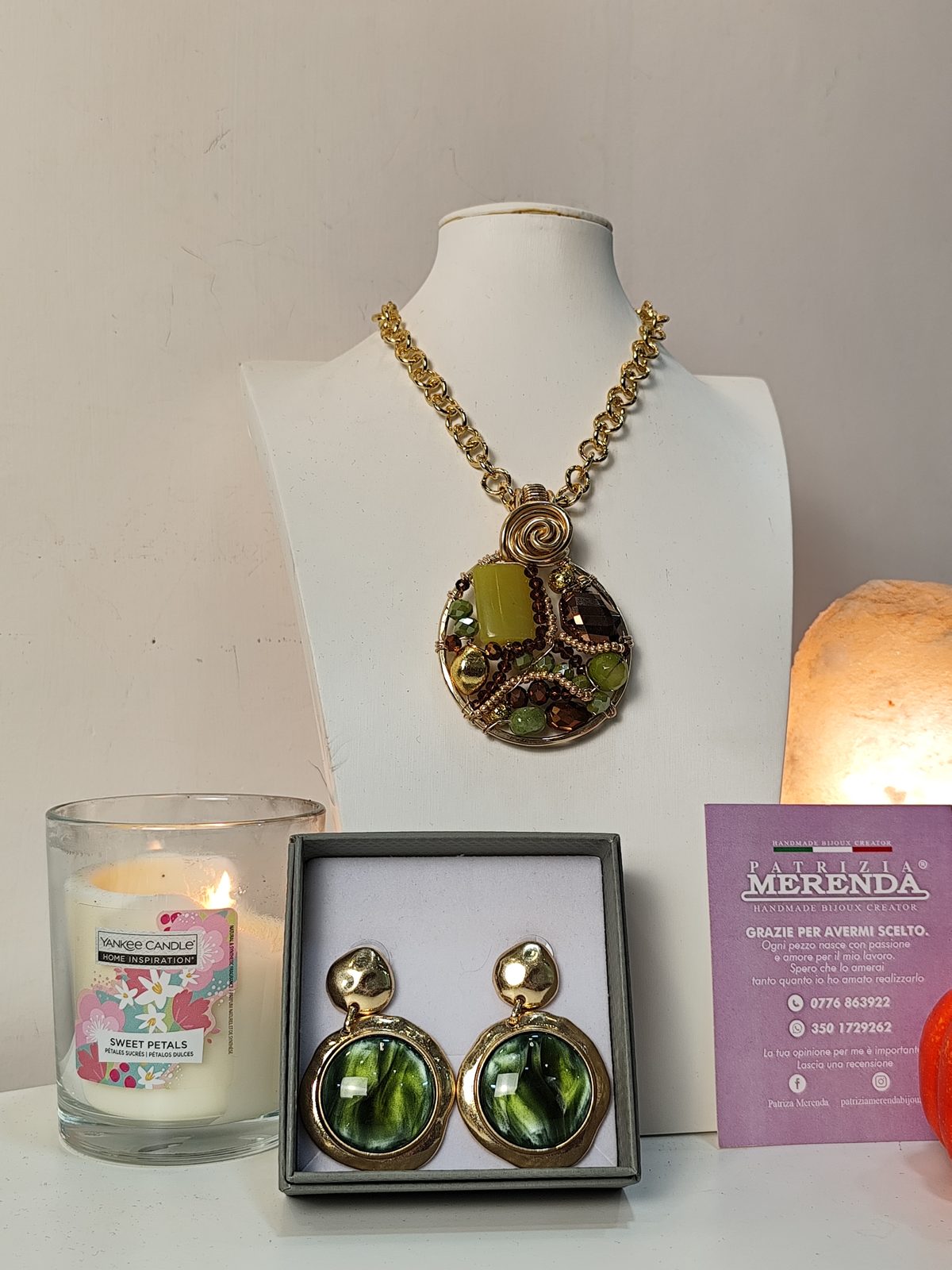 Collana con pendente artigianale