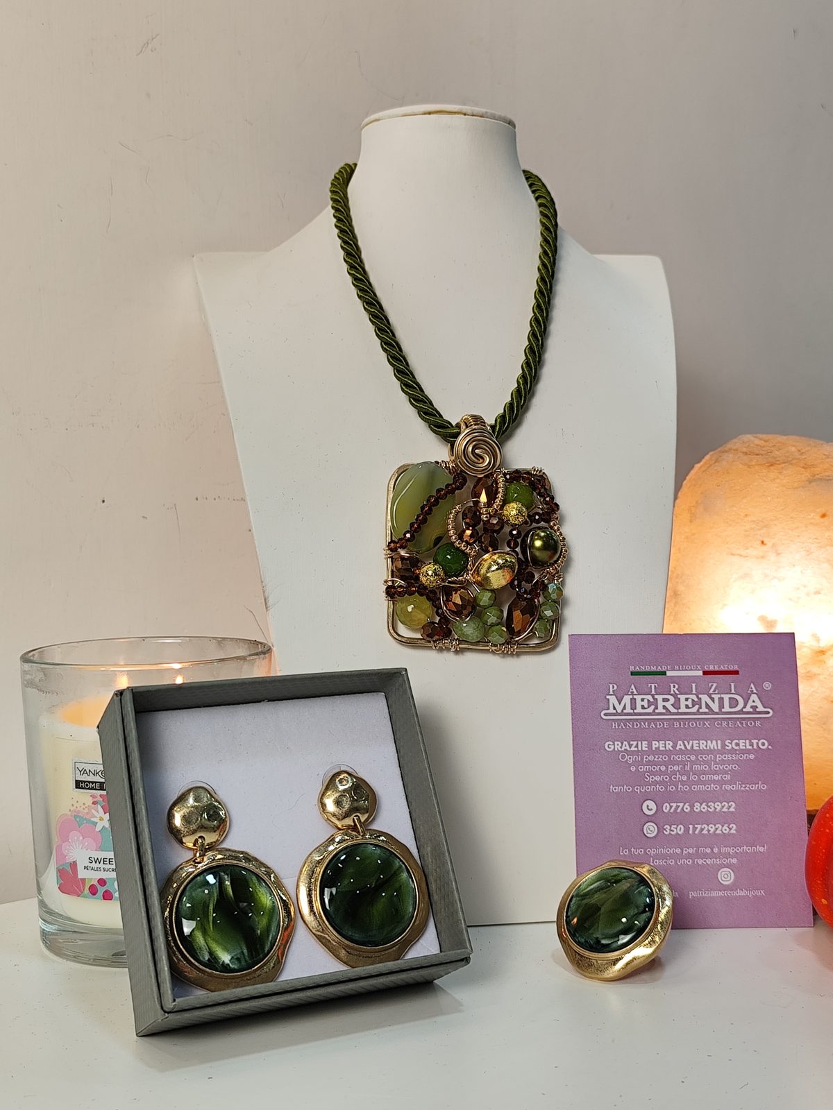 Collana con pendente artigianale