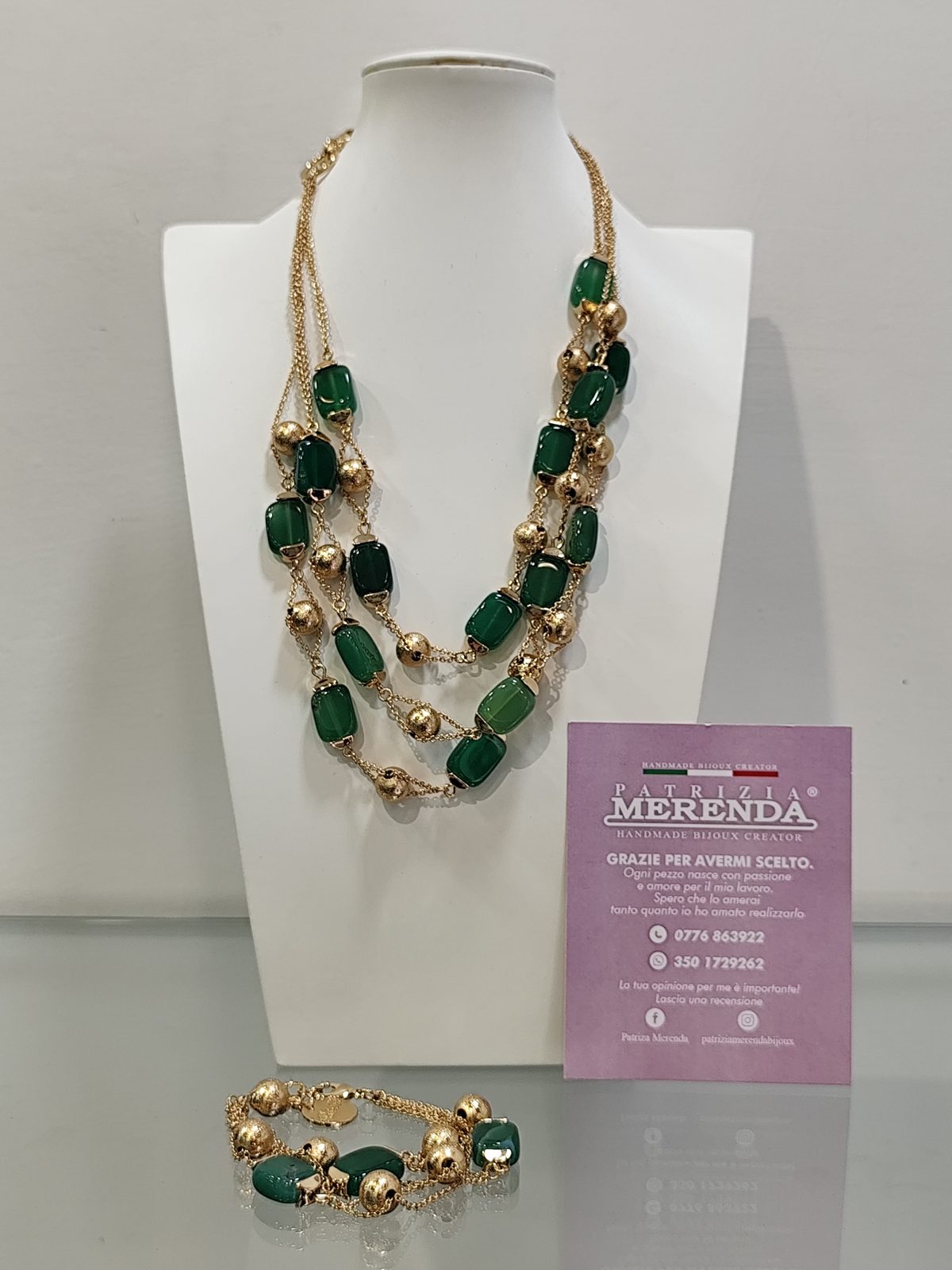 Collana con pietre dure
