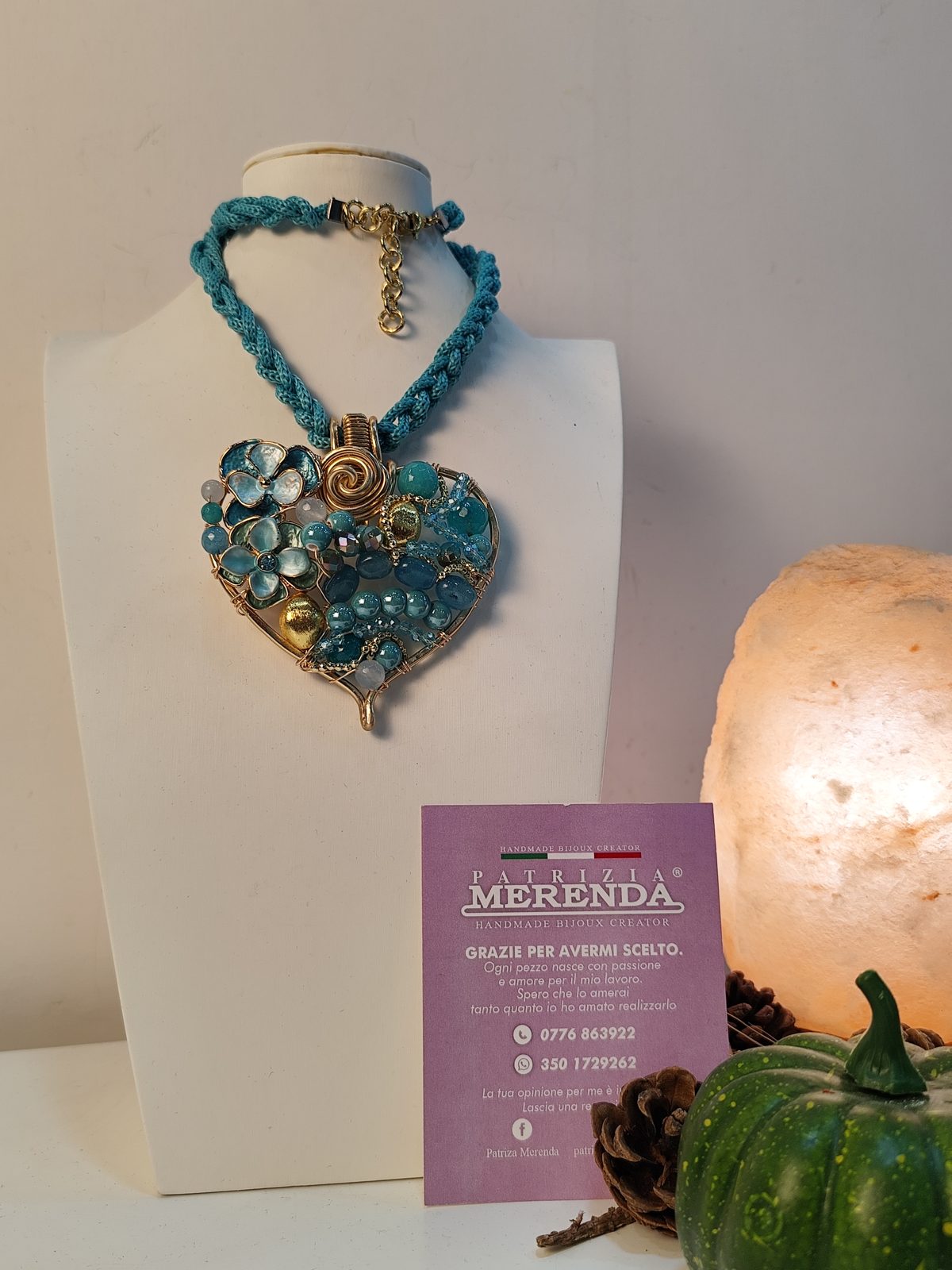 Collana con pendente a cuore