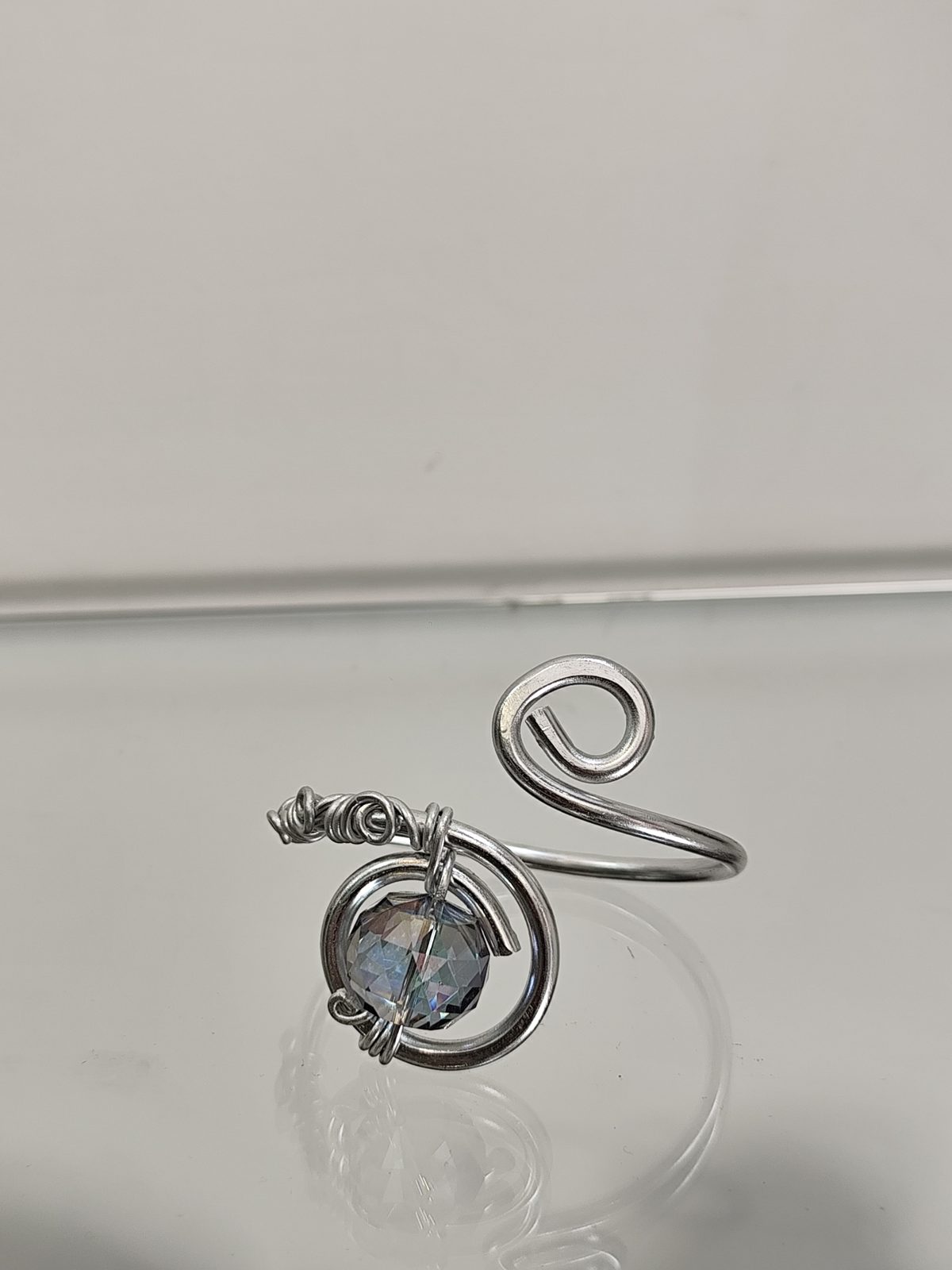 Bracciale wire con cristallo