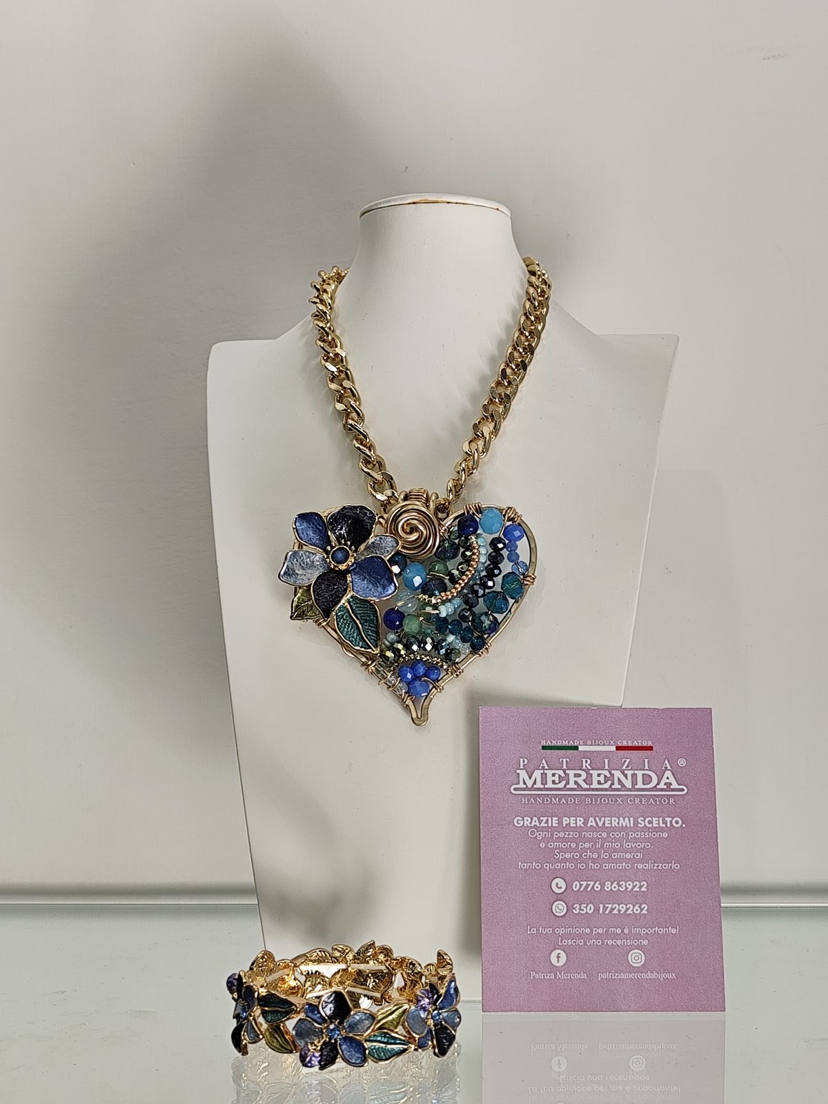 Collana con pendente a cuore