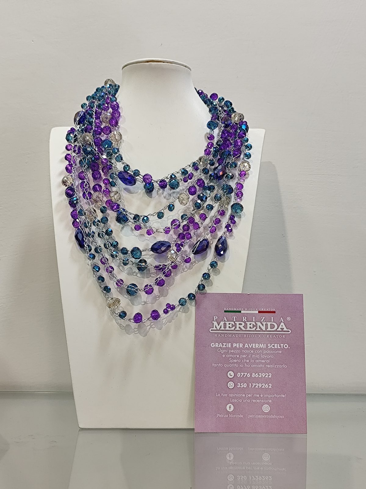 Collana in filato gioiello