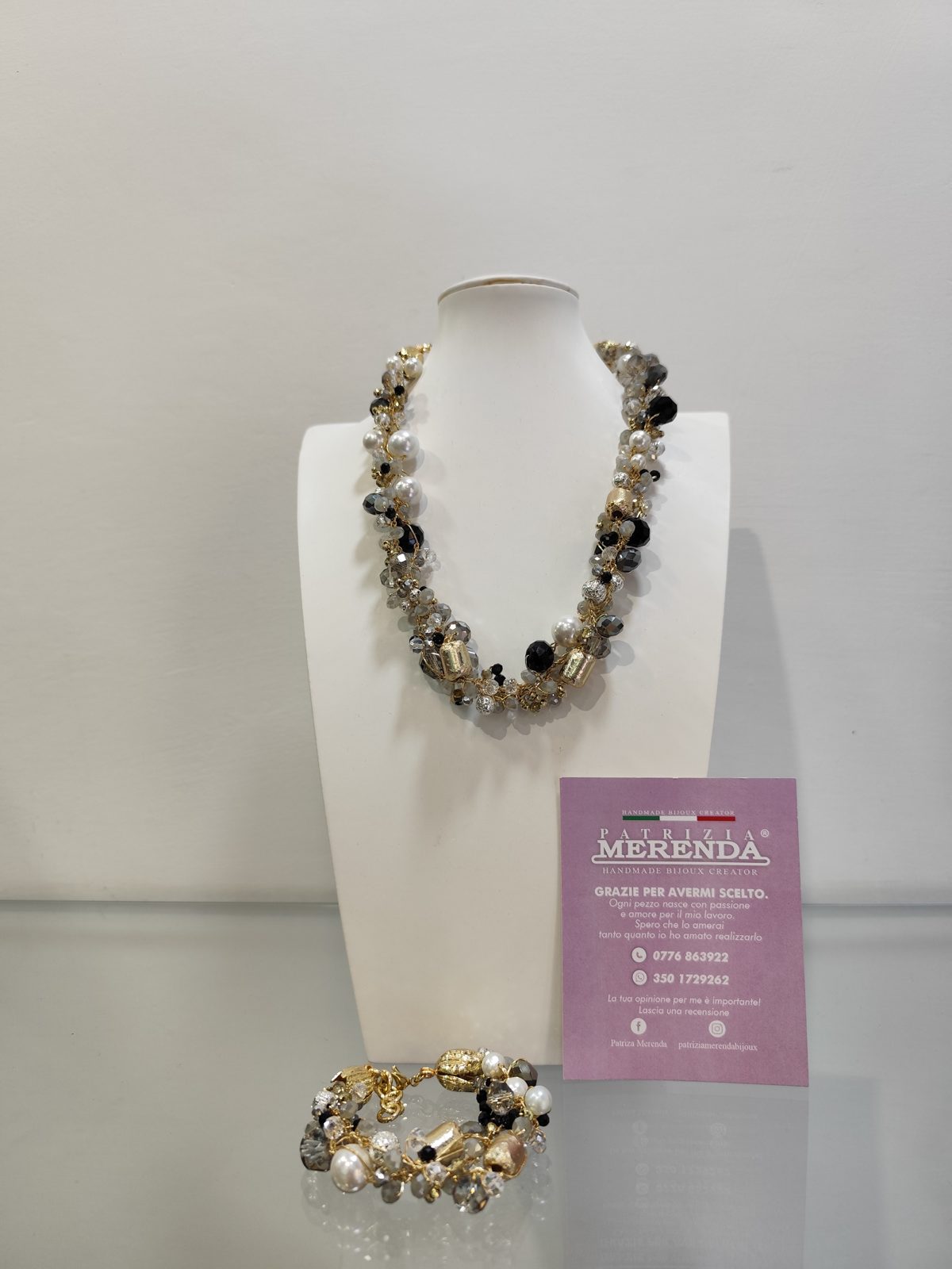 Collana in filato gioiello