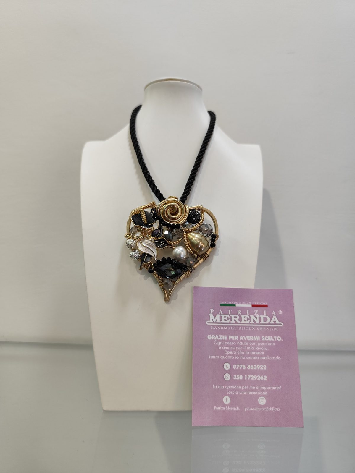 Collana con pendente a cuore