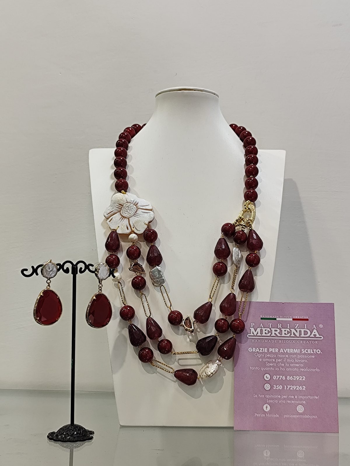 Collana con perle di acqua dolce
