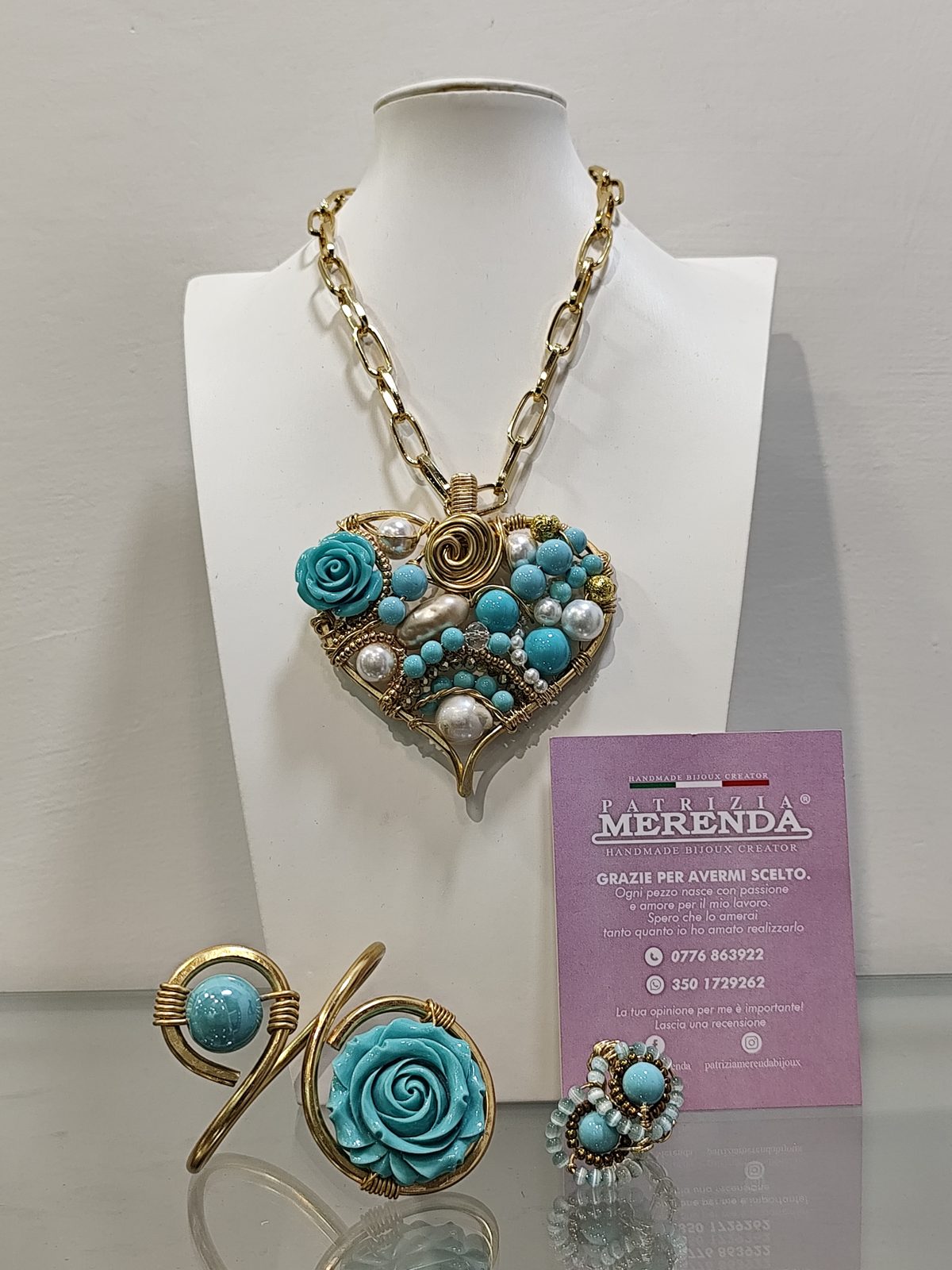 Collana con pendente a cuore