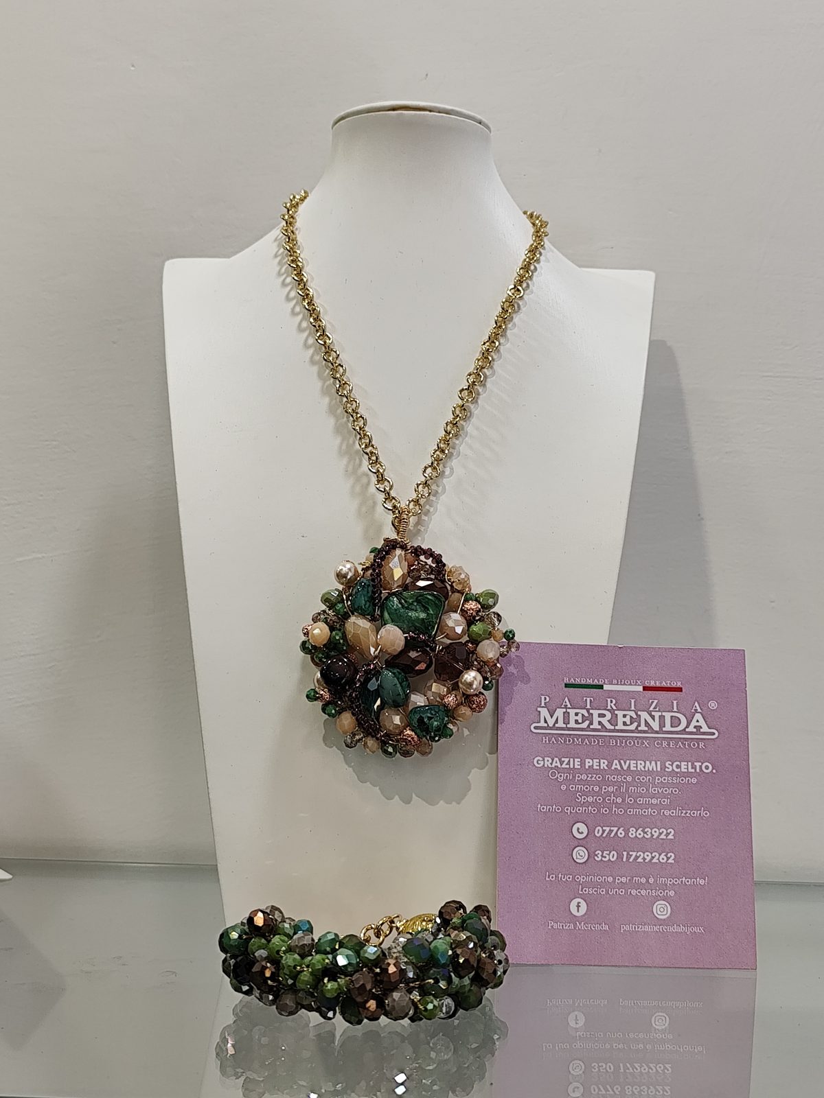 Collana con pendente libero
