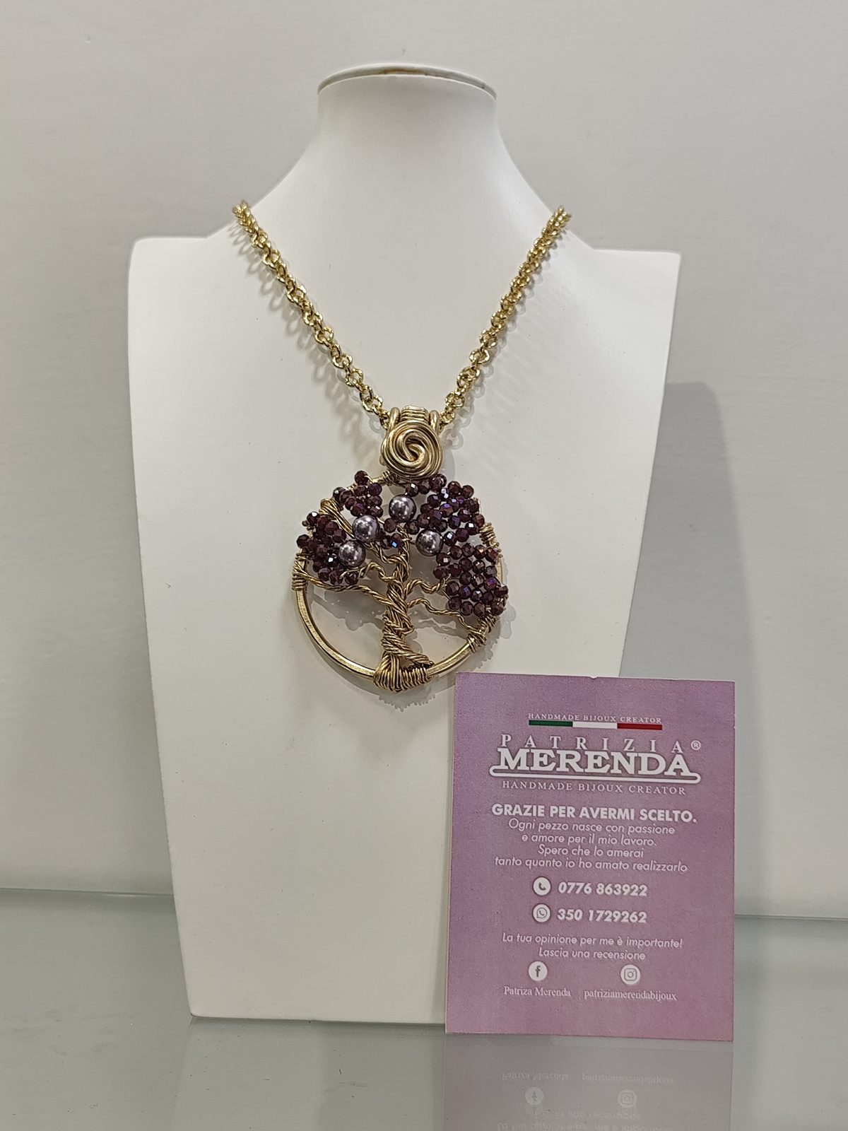 Collana con albero della vita